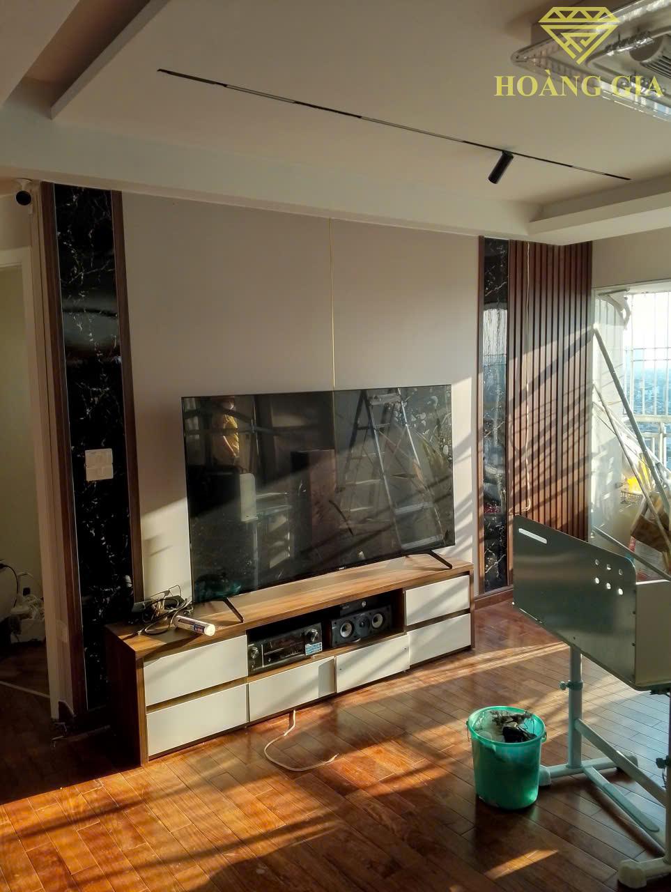 Công trình thi công tấm ốp Nano – Giải pháp hiện đại cho không gian sống