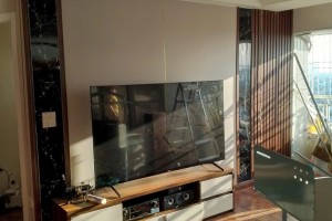 Công trình thi công tấm ốp Nano – Giải pháp hiện đại cho không gian sống