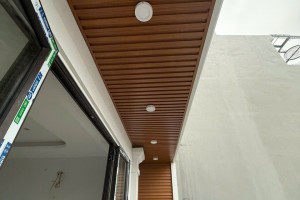 Công trình trần nhôm lam sóng tai Hoàng mai - Hà Nội